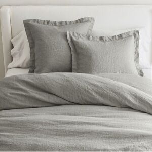 Pottery Barn Belgian Flax Linen Duvet Cover